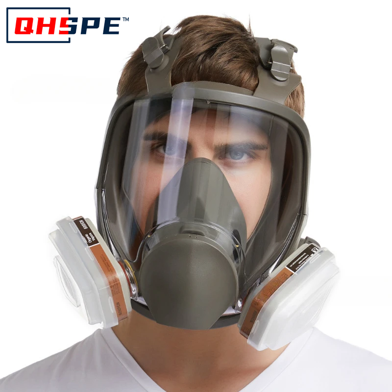 Dust Mask Construction - Anti-Fog máscara de gás industrial, 6800,