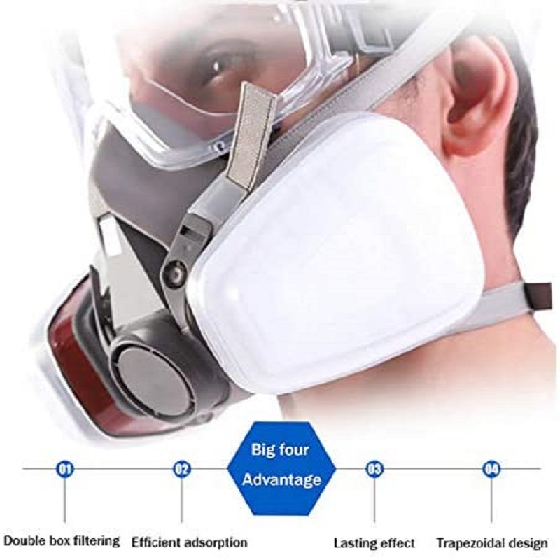 Industrial Meia Face Máscara D - Dust Mask Construction avaliação e preço