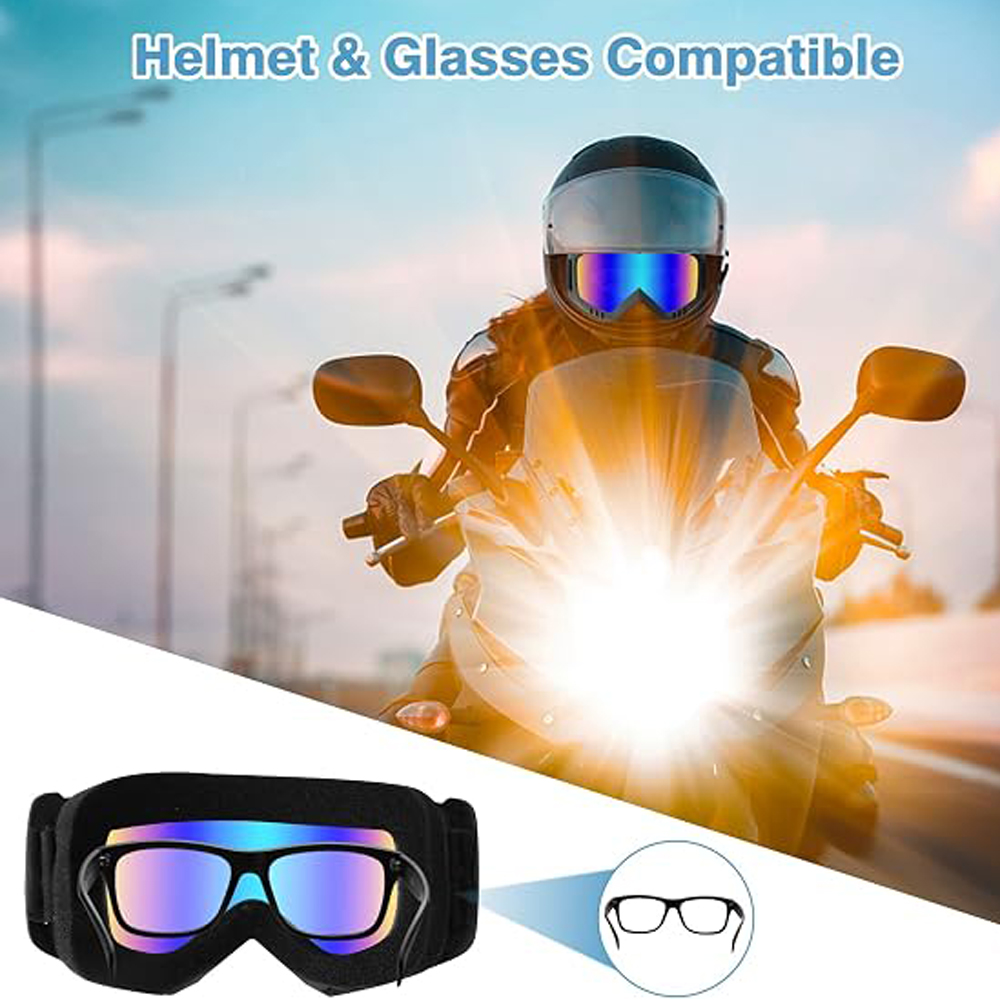 Óculos de Motocross com Lentes - Anti Pollution Mask avaliação e preço