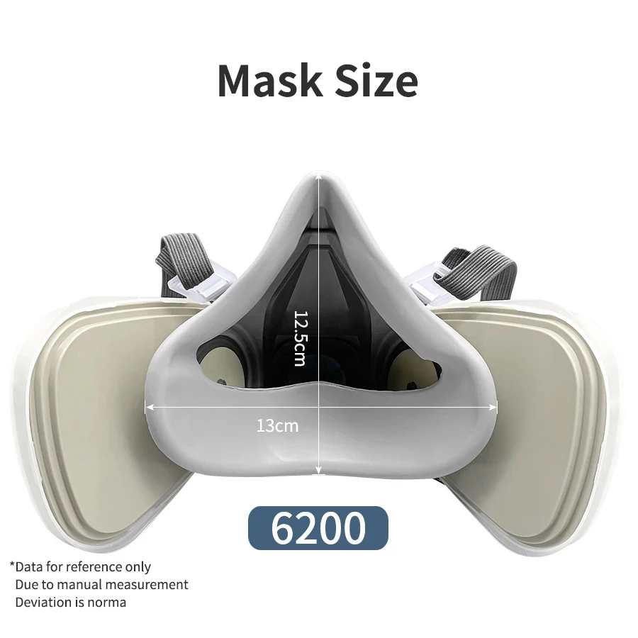 6200 máscara de poeira meia fa - Dust Mask Construction avaliação e preço
