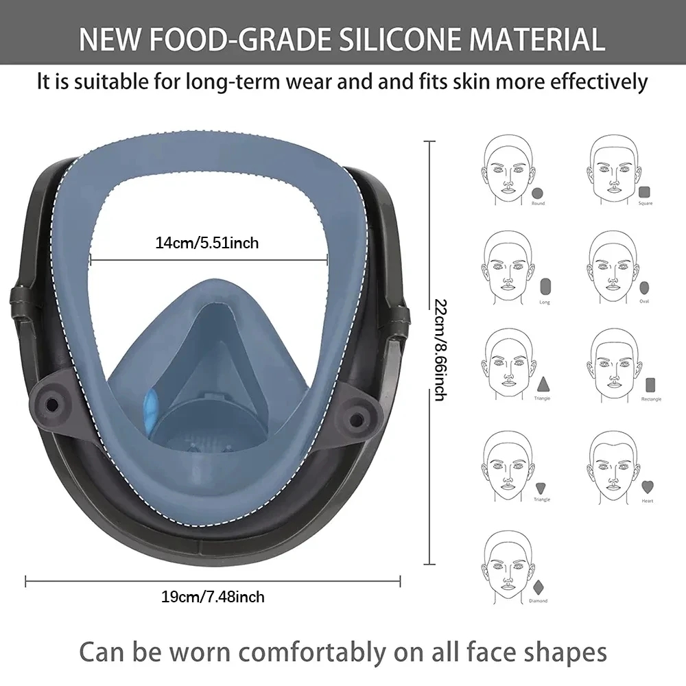 Máscara Anti-Fog Gás com Forma - Dust Mask Construction avaliação e preço