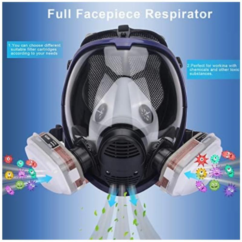 Máscara de gás químico 6800 re - Dust Mask Construction avaliação e preço