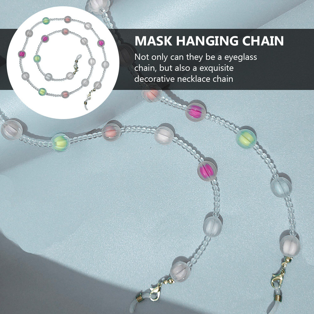 Corrente de Contas de Abóbora  - Mask Chain Holder avaliação e preço