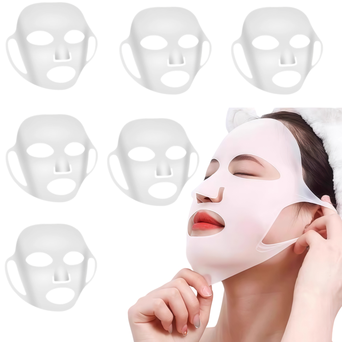 1 unidade de protetor facial d - Silicone Mask Bracket avaliação e preço